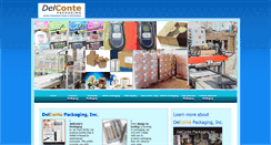 Desktop Screenshot of delcontepackaging.com